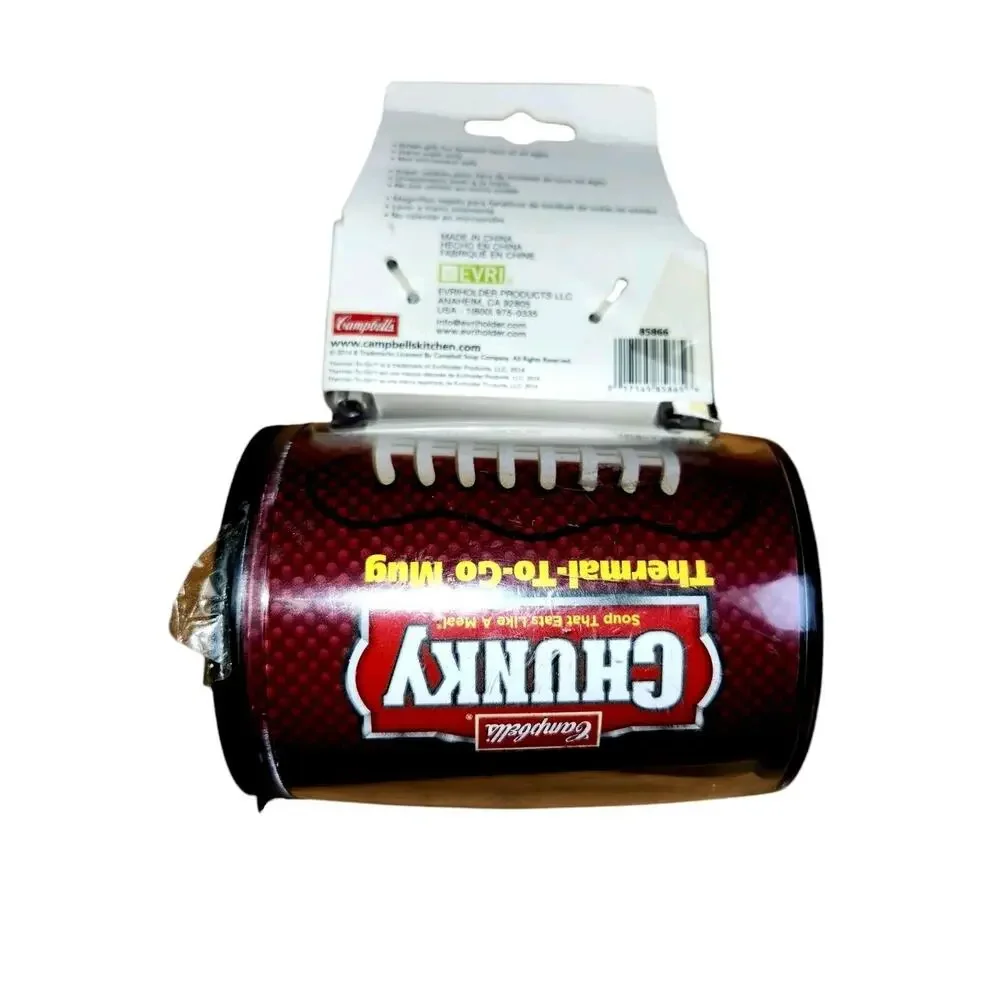 Campbell's Chunky Soup - New- Football Thermal To Go‎ Mug